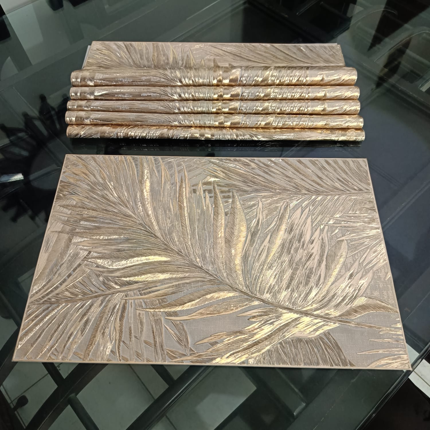 6 Pcs Placemat Fashion PVC Dining Table Mat Plate Pads 1021