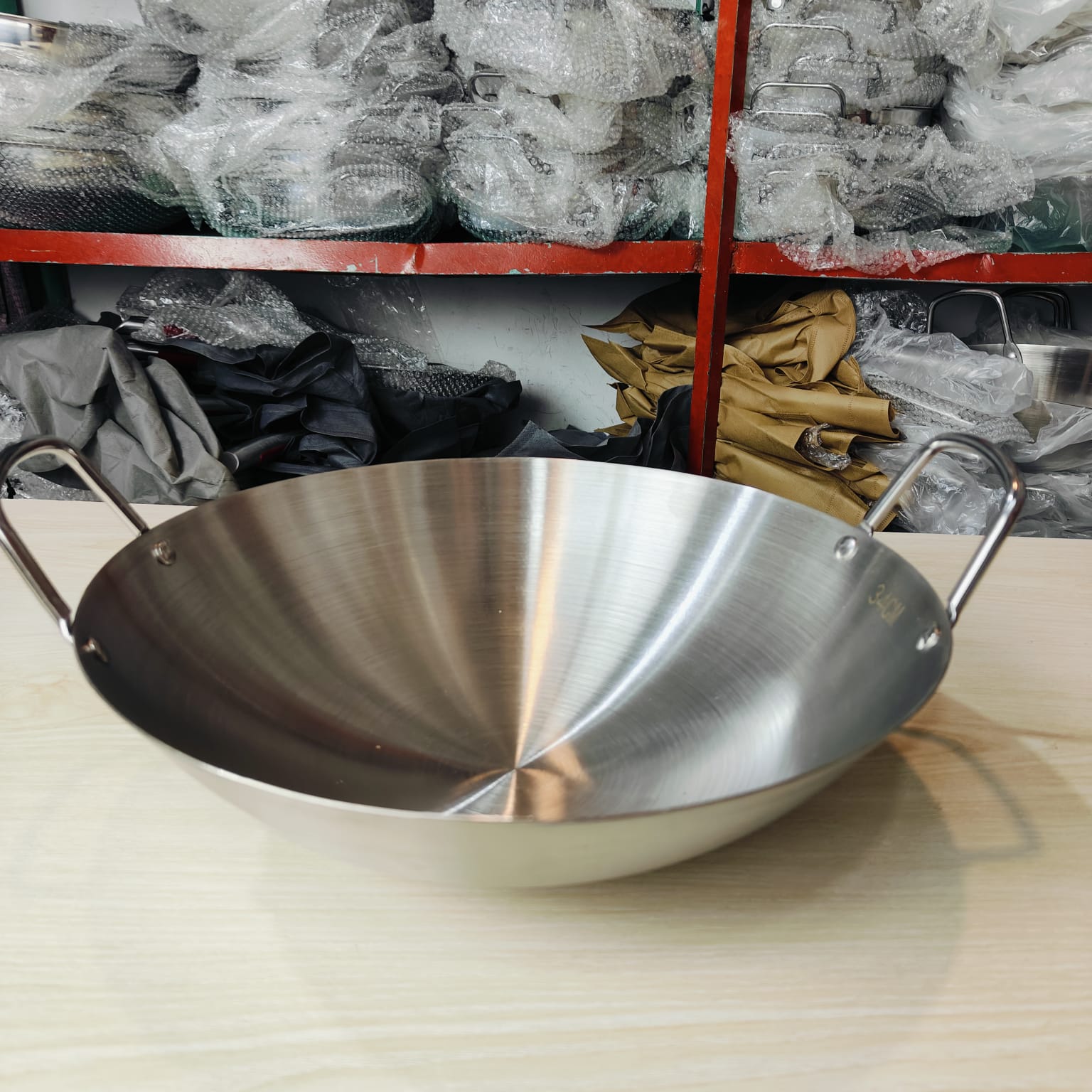 36cm Stainless Steel Chines Korai (Majuni free 3 pcs )