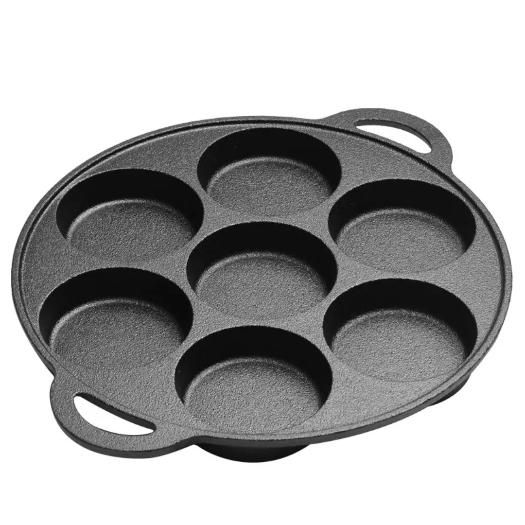 Cast Iron Multi-Purpose Cooking Pan/Pitha Maker 26cm
