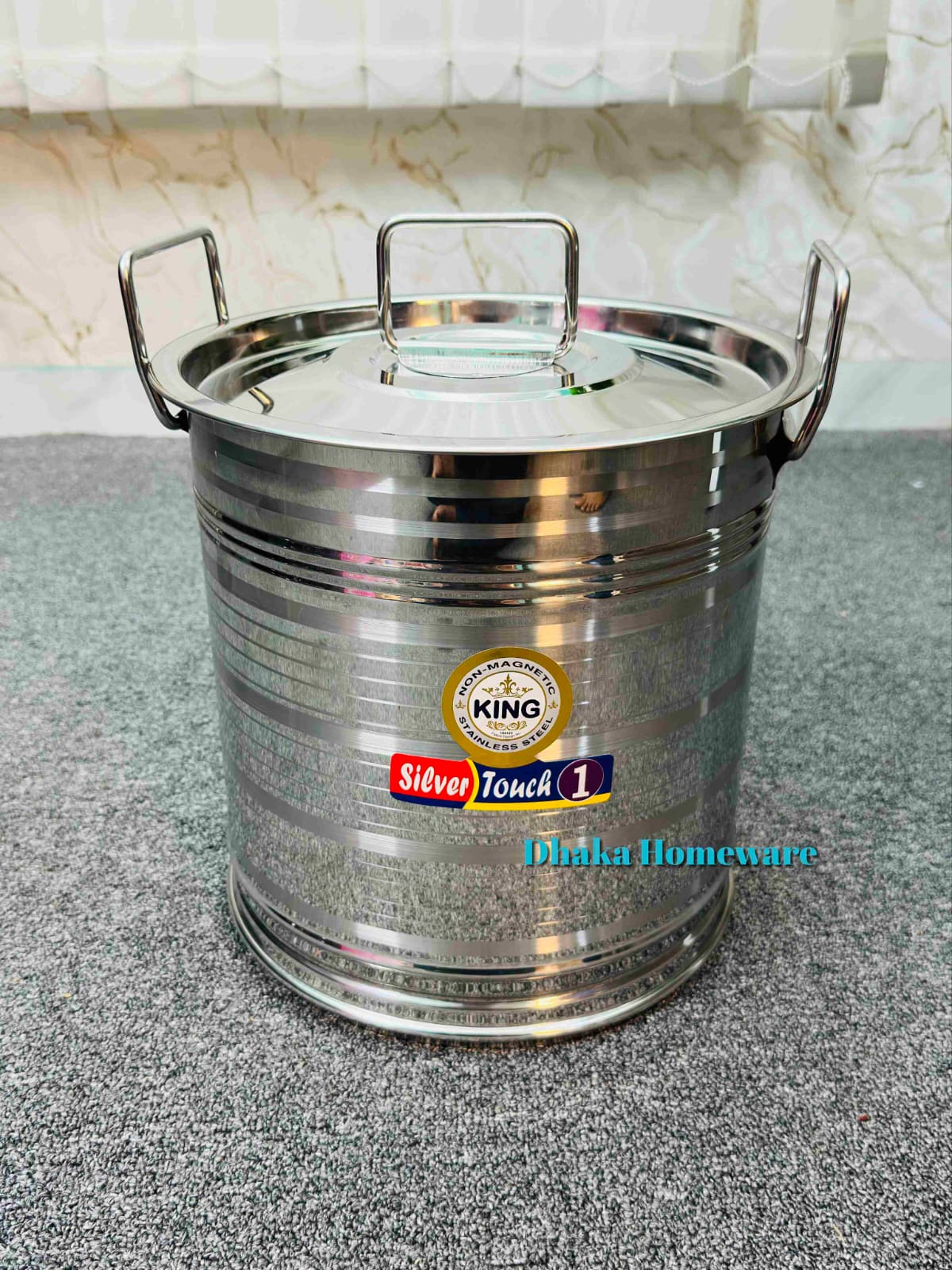 10 -12 KG Premium Stainless Steel Rice Storage Container