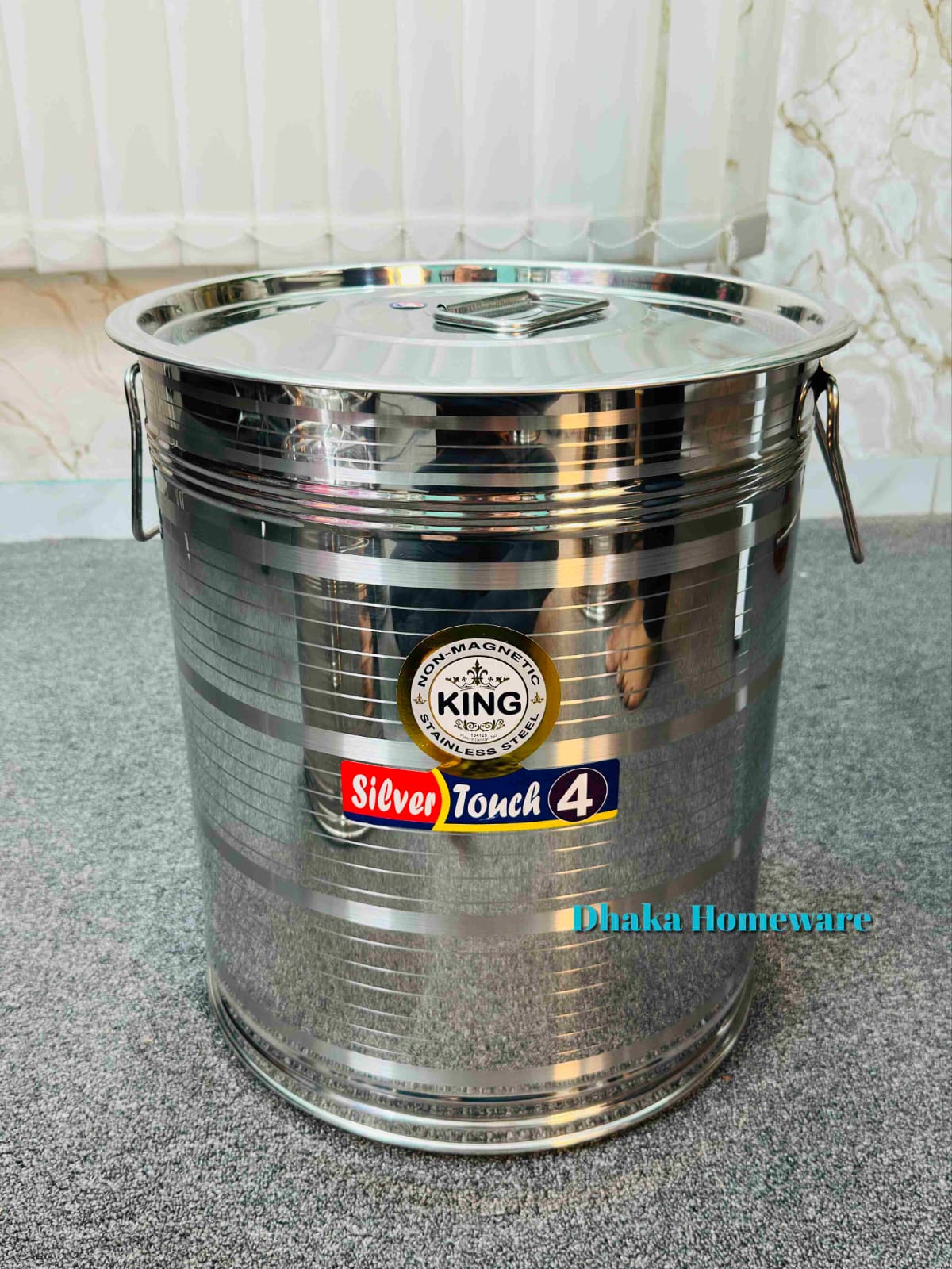 35 KG Premium Stainless Steel Rice Storage Container