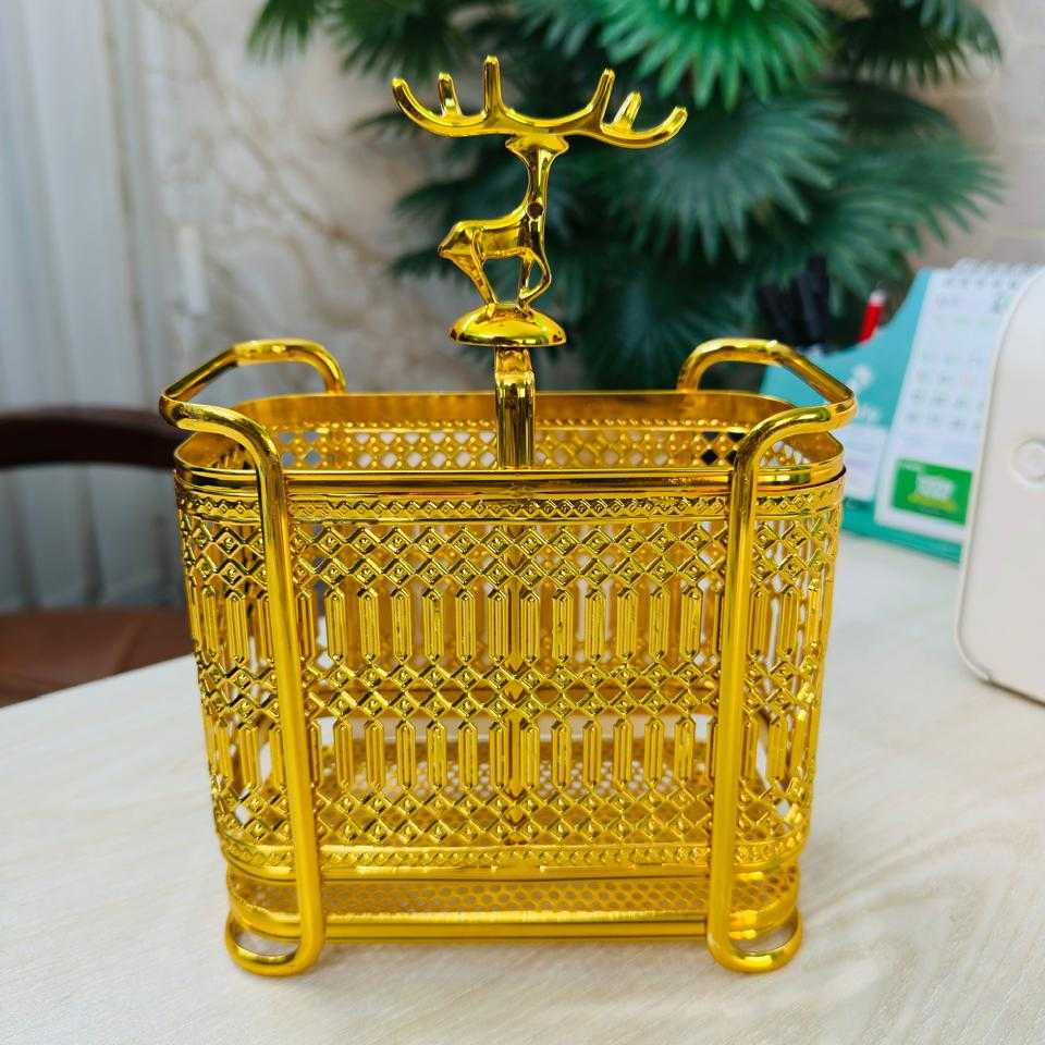 Metal Spoon Holder Golden 2